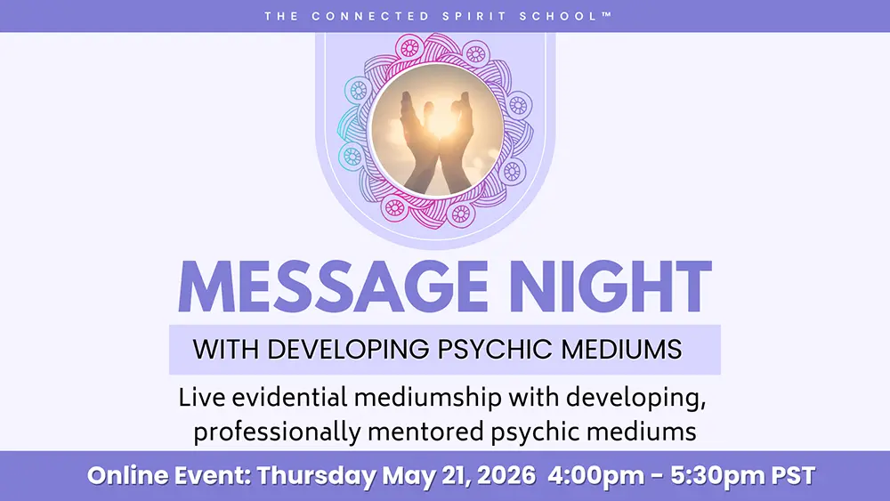 Developing Mediums Message Night.